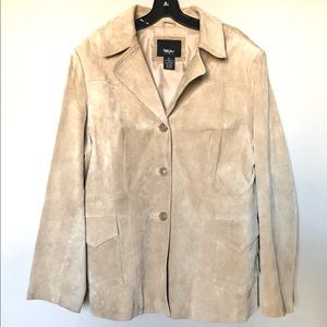 Mossimo Supply leather jacket coat Sz XL lined